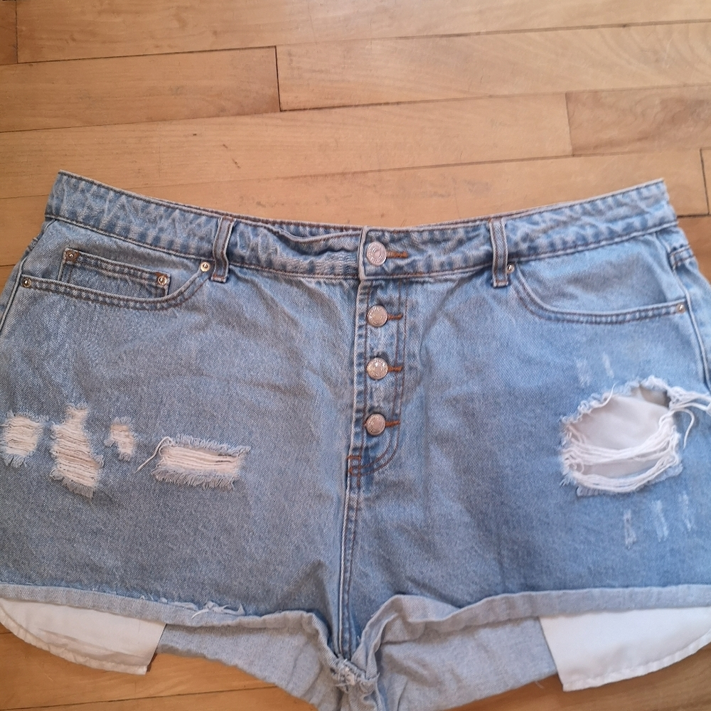 Size 18 denim shorts